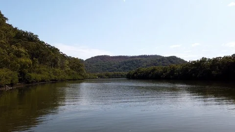 Time lapse of the river Spencer outside Sydney Video stock 125852429