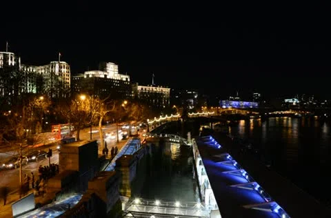 Time Lapse of River Thames bank, London Vídeo Stock 20640518