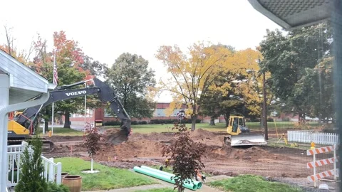Time lapse road construction street Video stock 230020654