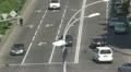 Time lapse of road crossing in Square of independence, Kiev, Ukraine HD Footage