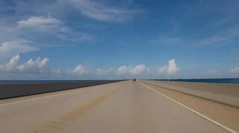 Time-lapse of road driving in Florida, USA 스톡 동영상 41690983