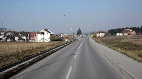 Time lapse of the road Stock Footage 47485570