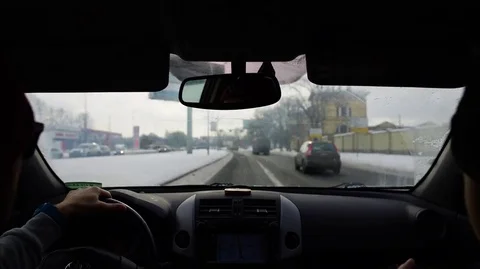 Time-lapse on the road Stock Footage 74356822