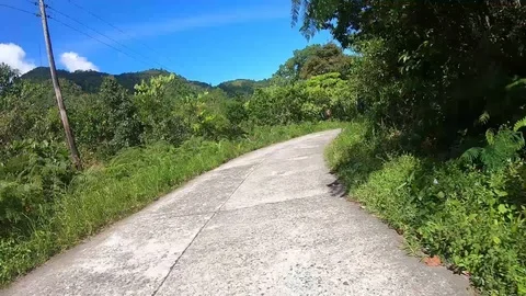 Time Lapse of Road Going up the Mountains - driving Stock Footage 108641593