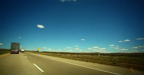 Time lapse of a road trip across America. Stock Footage 73333864