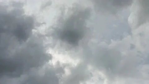 Time lapse Rolling Dark clouds before storm Stock Footage 220731558