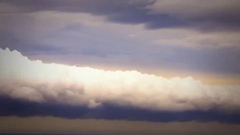 Time Lapse of rolling storm clouds Stock Footage 82054547