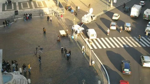 Time lapse Rome Stock Footage 792653