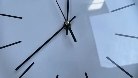 Time Lapse The rotating clock counts the time. Stock Footage 311301618