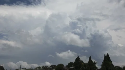Time-lapse of Rotating Cumulus Stock Footage 60745659
