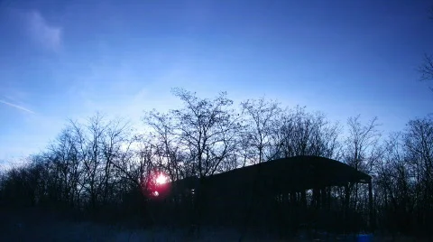Time lapse of running clouds. Stock Footage 333609