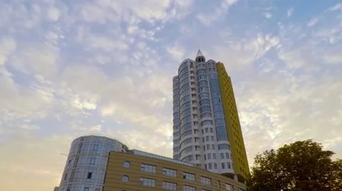 Time lapse. Running clouds. Stock Footage 55527285