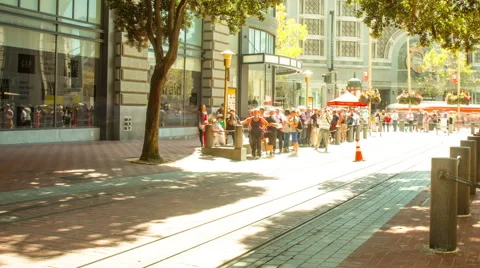 Time lapse - San Francisco, Cable Car Stock Footage 42907458