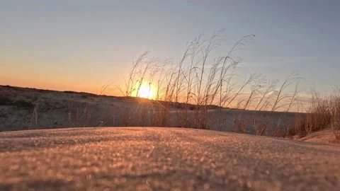 Time lapse on sand dune Stock Footage 232557020