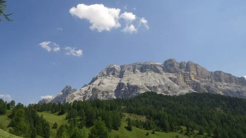 Time lapse Sasso santa croce, Alta Badia Stock Footage 78719858