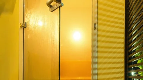 Time-Lapse Saunas Stock Footage 74117093