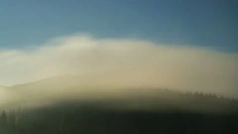 Time Lapse Schwarzwald Sunrise Clouds Fog Mountains 8K Stock Footage 176862423