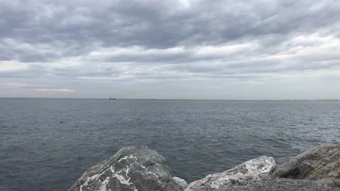 Time-lapse sea and cloud video Stock Footage 144815539