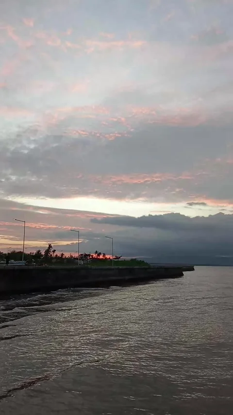 Time lapse, sea, clouds, island, mountains Stock Footage 327069264