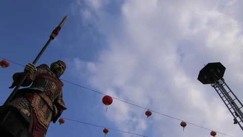TIME LAPSE SEMARANG Sam Poo Kong Ancient Building Temple Stock Footage 263333168