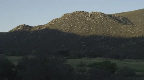 Time Lapse Shadow Setting On Mountain Side Stock Footage 59101709