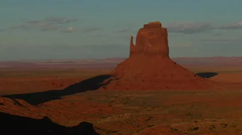 Time lapse of shadows Monument Valley Utah Stock Footage 21664176