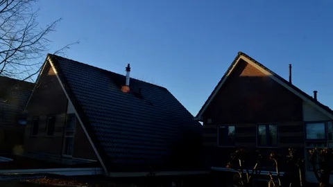 Time Lapse Of Shadows Passing Buildings Stock Footage 82794561
