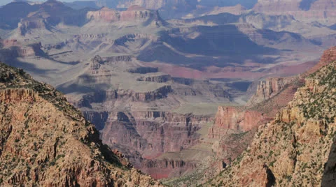 Time Lapse of Shadows passing over the Grand Canyon - 4K Stock Footage 25675692