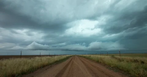 TIme Lapse Shelf Cloud Forming Video stock 132663945