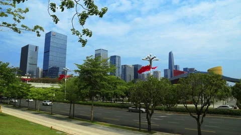 Time lapse of Shenzhen city Stock Footage 167985425