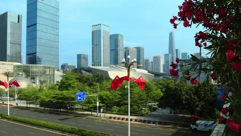 Time lapse of Shenzhen city Stock Footage 167985486