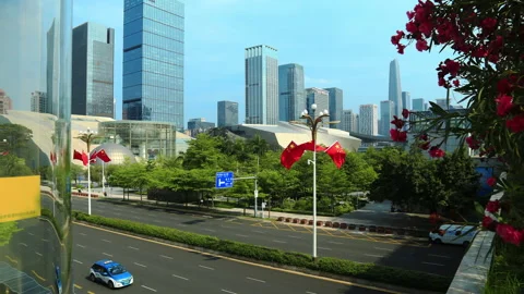 Time lapse of Shenzhen city Stock-Footage 167985495
