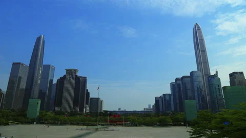 Time lapse of Shenzhen city 動画素材 167985545