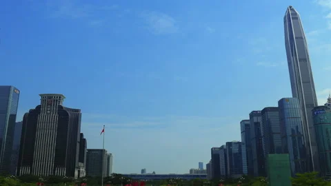 Time lapse of Shenzhen city Stock Footage 167985628