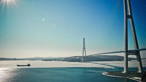 Time lapse ship bridge 库存影片 77577794