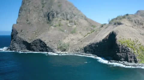 Time Lapse of Shore - Tilt Shift Stock Footage 9258893