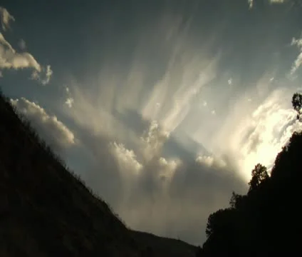 A time lapse shot of clouds and horizon Stock Footage 21655158