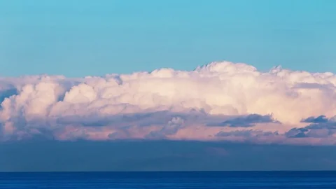 Time Lapse shot of clouds at dusk Stock Footage 82052980