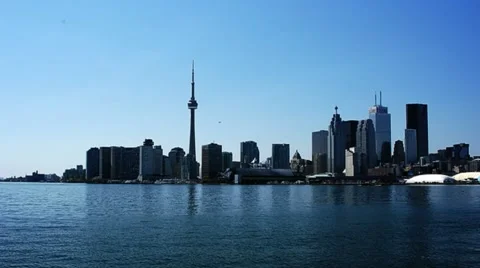  time Lapse shot of Cn Tower Toronto. Stock Footage 67826472