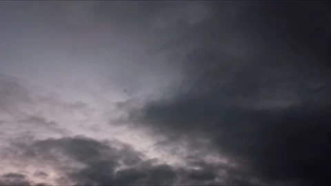 Time-lapse shot of an evening cloudy sky Stock-Footage 233428359