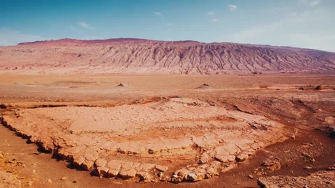 Time-lapse shot of Flame Mountain Stock Footage 235108151