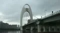 Time Lapse Shot of Guangzhou Skyline and Liede Bridge Landmarks Tianhe District HD Footage