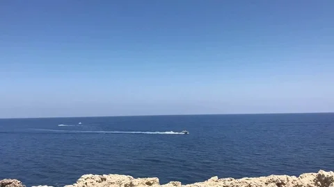Time lapse Shot of Jet Ski in the sea Stock Footage 90321910