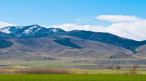 Time-lapse shot of mountain in Utah Stock Footage 52328170