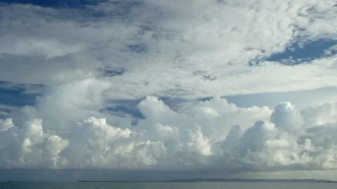 Time lapse shot of moving clouds. Stock Footage 100847563