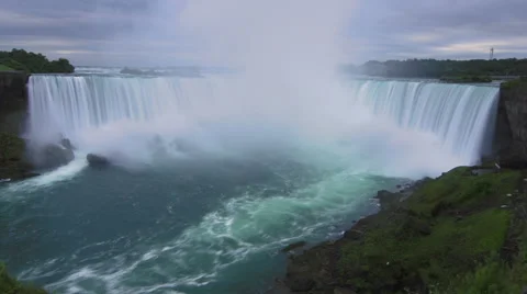 A time-lapse shot of Niagara Falls in Canada. Stock Footage 44115749