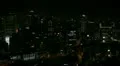 Time Lapse Shot Night Light Osaka City Aerial View Cars Traffic Rush Hour Motion HD Footage