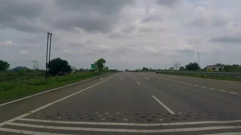 Time lapse shot on road Stock Footage 220326172