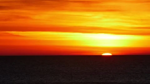 A time lapse shot of the sunrise on the Mediterranean. Stock Footage 152854953