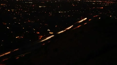 Time lapse shot of traffic on road Stock Footage 63303759